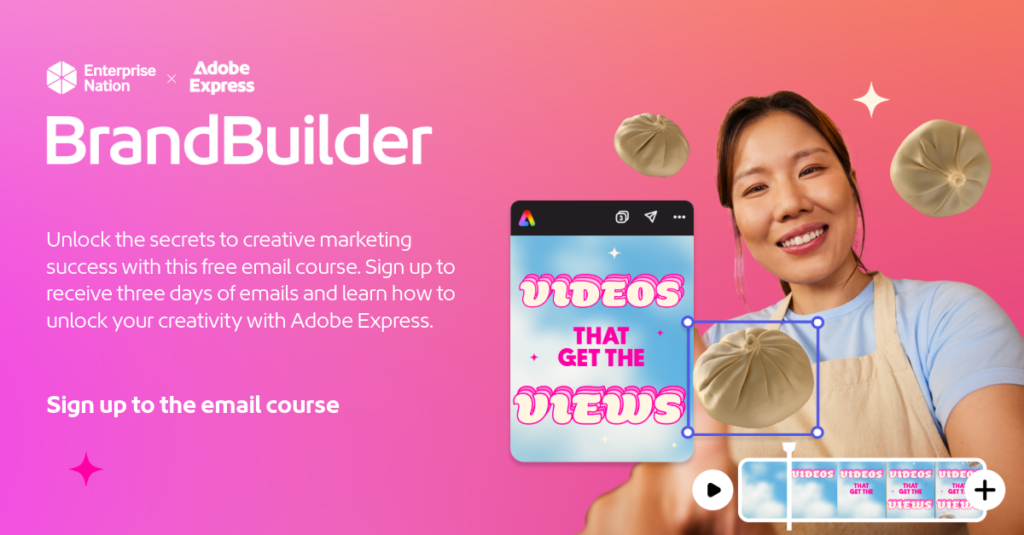 Adobe Brand Builder programme Enterprise Nation Louise Chandler Soundbite Media